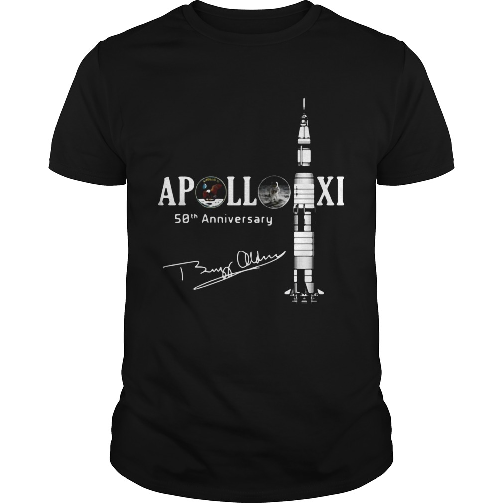 Apollo 11 50th anniversary with Apollo astronaut Buzz Aldrin signature shirts