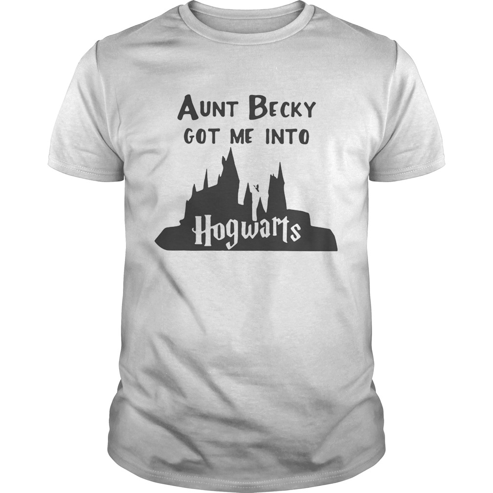 Aunt becky got me into Hogwarts shirts