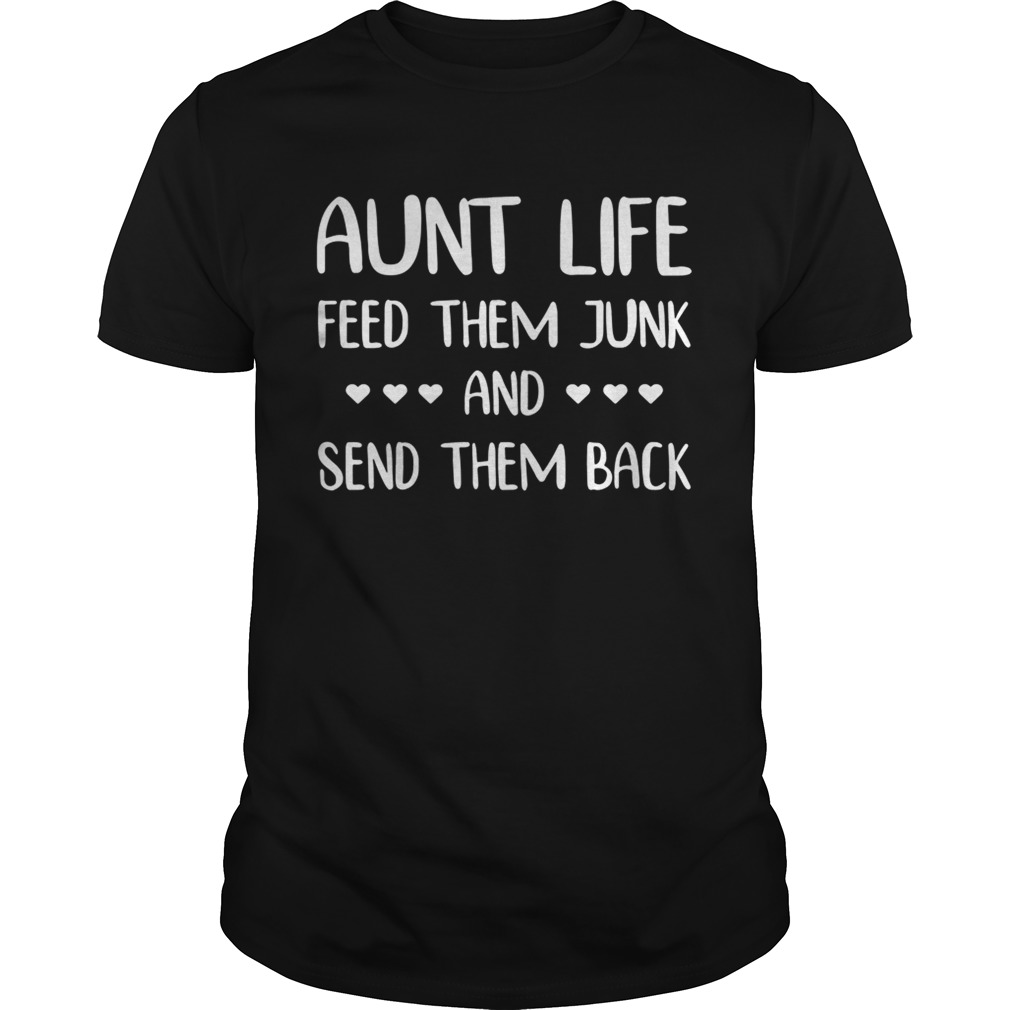 Aunt life feed them junk and send them back shirts