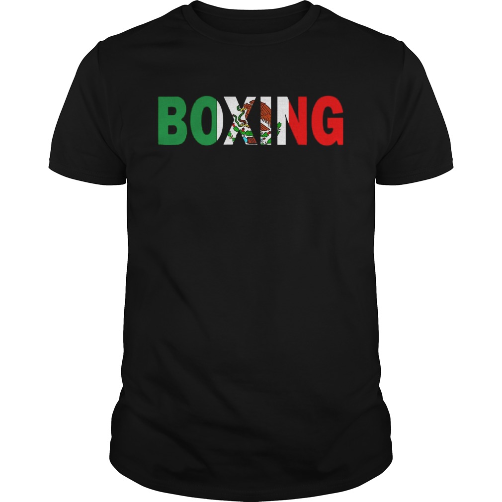 Boxing Mexico Flag shirts