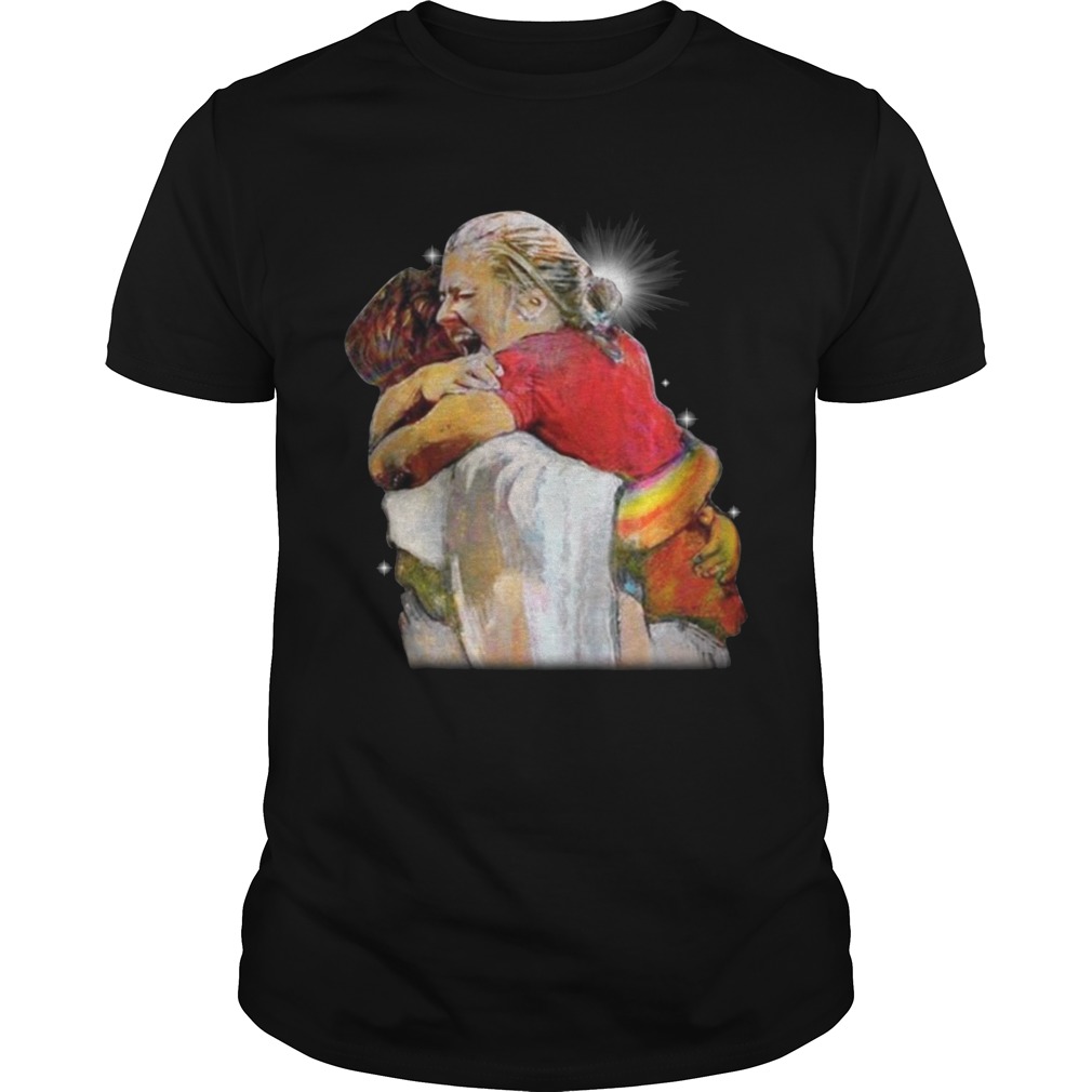 Christian First Day in Heaven Hug Of God shirts