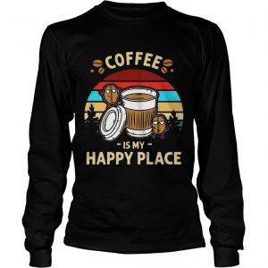 Coffee Is My Happy Place Vintage longsleeve tee