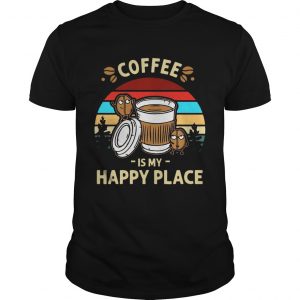 Coffee Is My Happy Place Vintage unisex