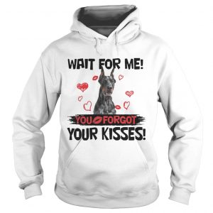 Cute Doberman Wait For Me You Forgot Your Kisses hoodie