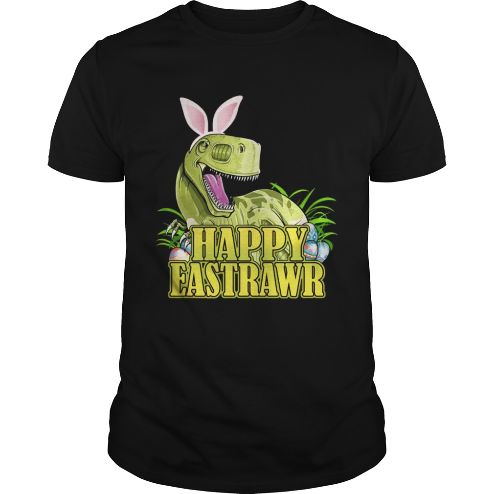 Dinosaur Bunny happy eastrawr easter shirts