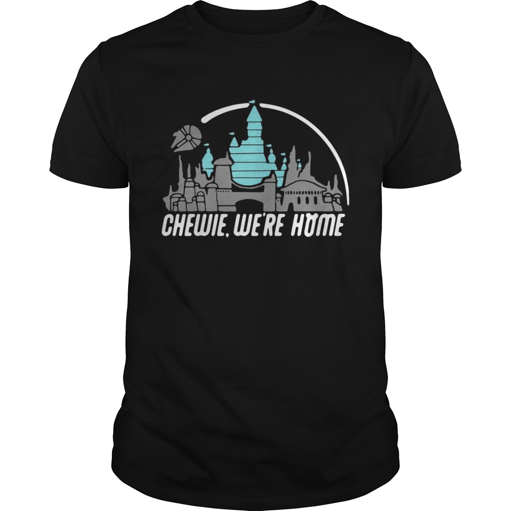 Disney Star Wars Chewie we’re home shirts