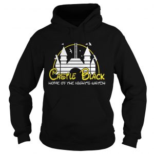 Disney castle black home of the nights watch hoodie