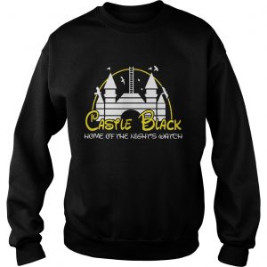 Disney castle black home of the nights watch sweatshirt