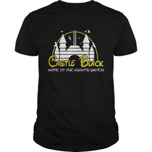 Disney castle black home of the nights watch unisex