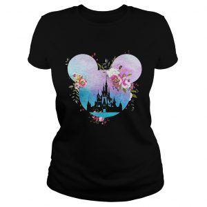 Disney in Mickey Mouse head ladies tee