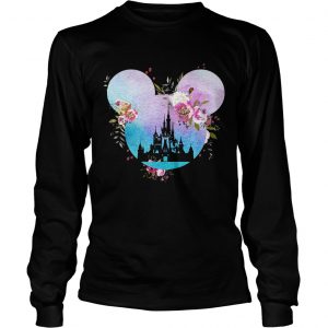 Disney in Mickey Mouse head longsleeve tee