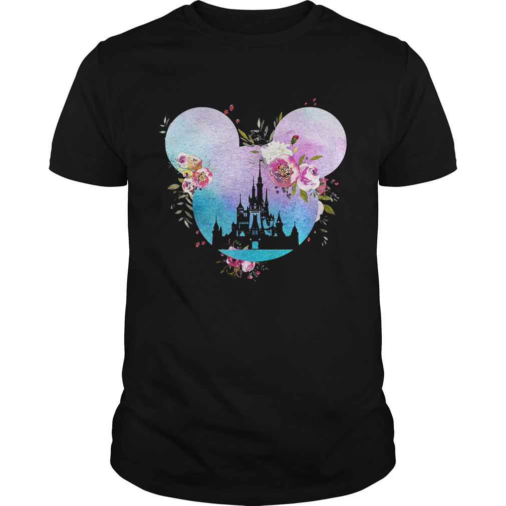 Disney in Mickey Mouse head shirts