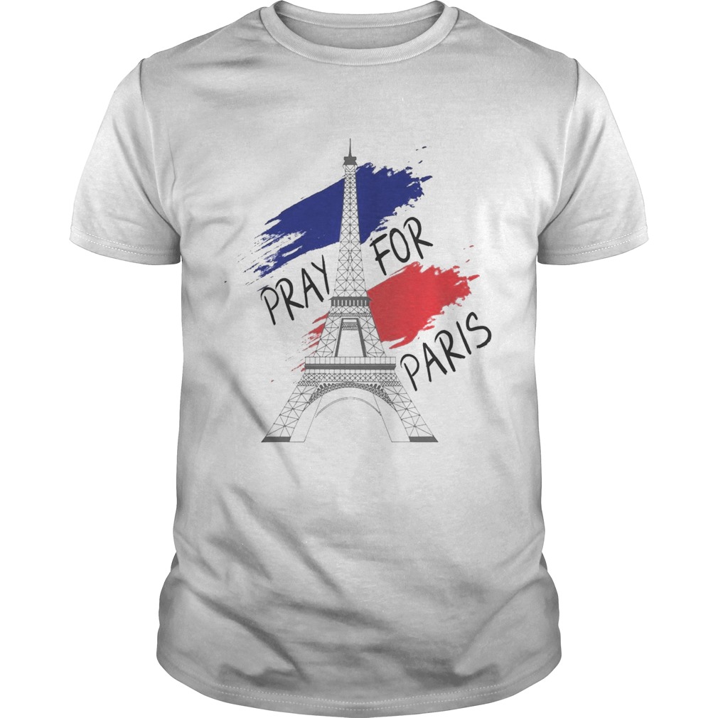 Eiffel Tower pray for Paris shirts