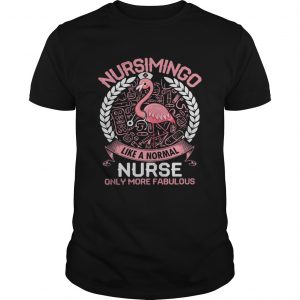 Flamingo Nursimingo like a normal nurse only more fabulous unisex