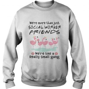 Flamingo were more than just social worker friends were like a really small gang sweatshirt