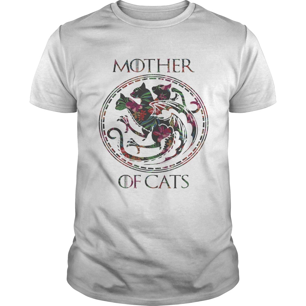 Floral Tropical Mother Of Cats Game of Thrones shirts