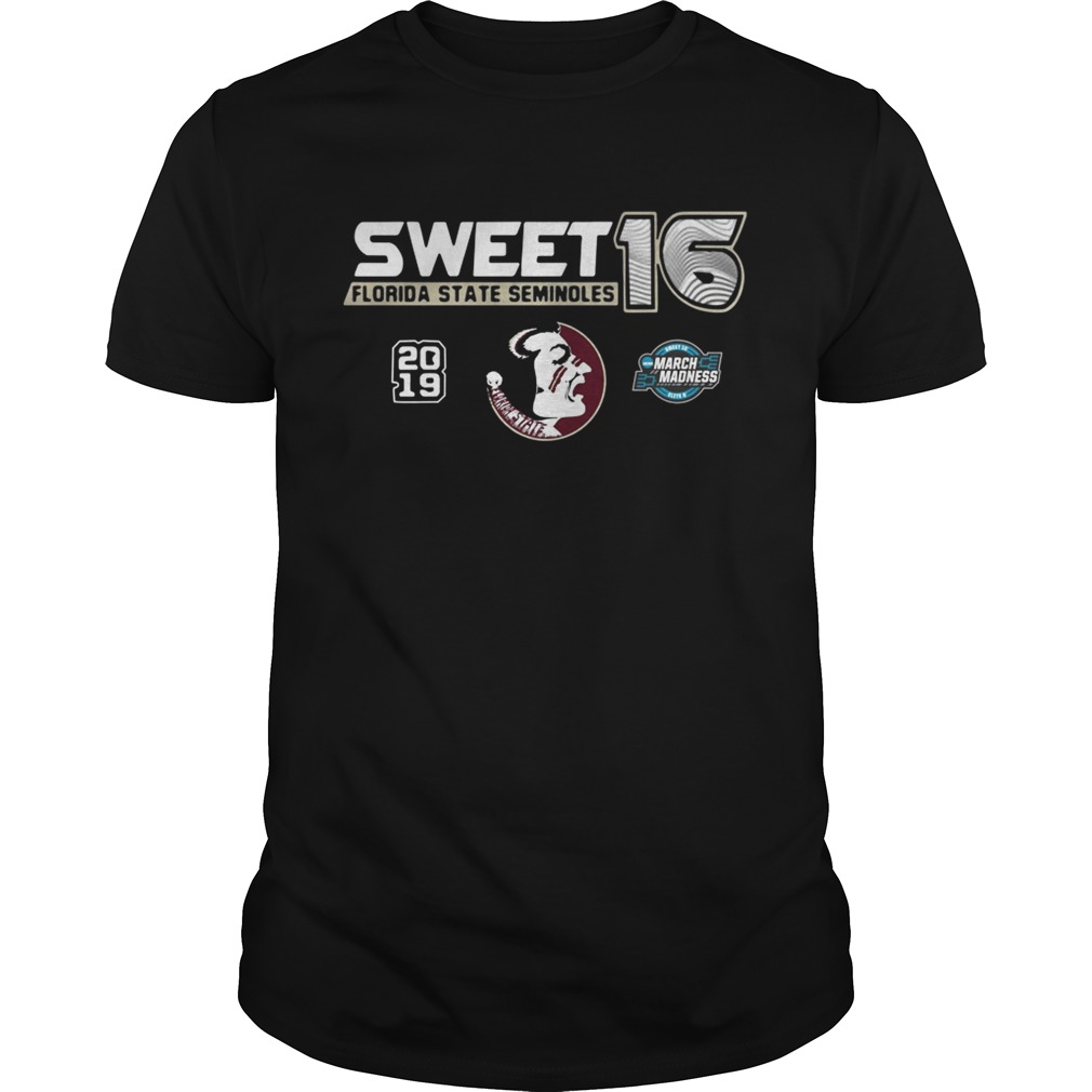 Florida State Seminoles 2019 NCAA Basketball Tournament March Madness Sweet 16 shirts