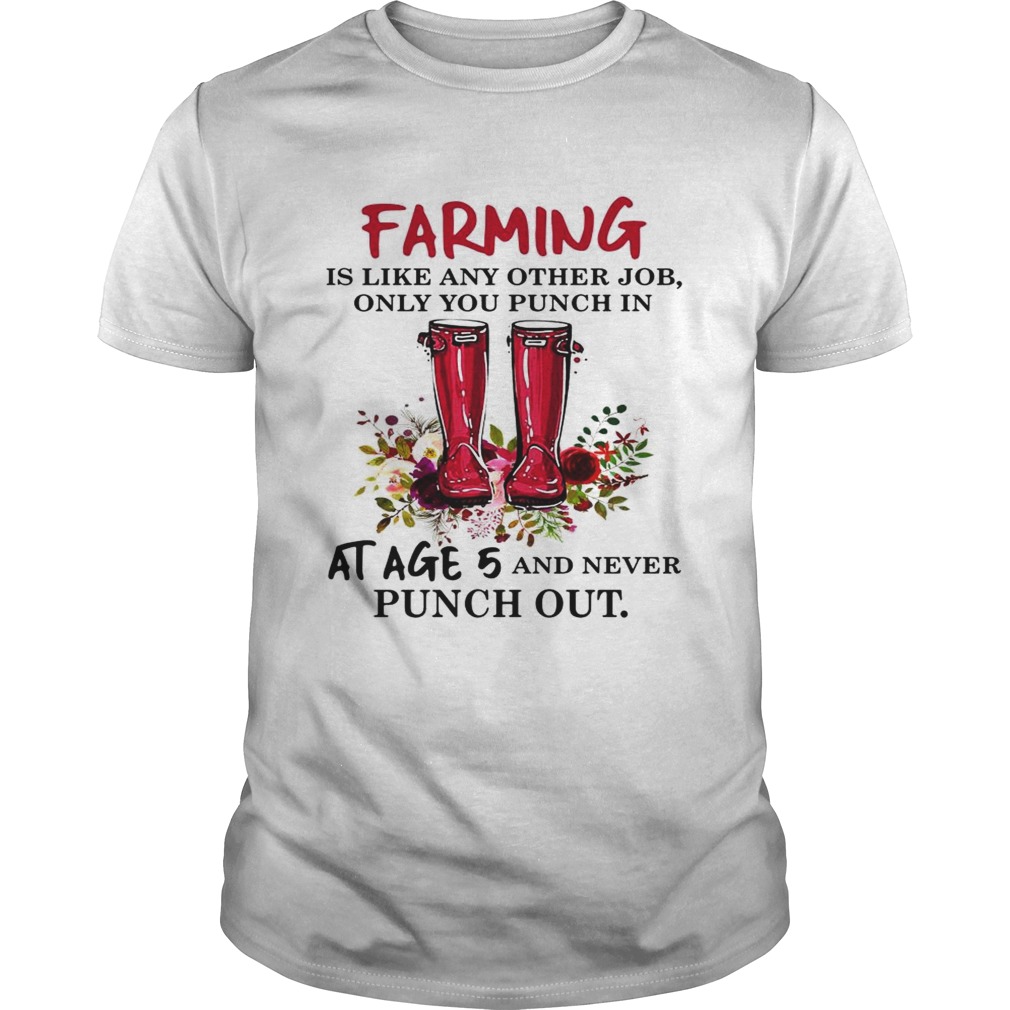 Flower Farming is like any other job only you punch in at age 5 and never punch out shirts