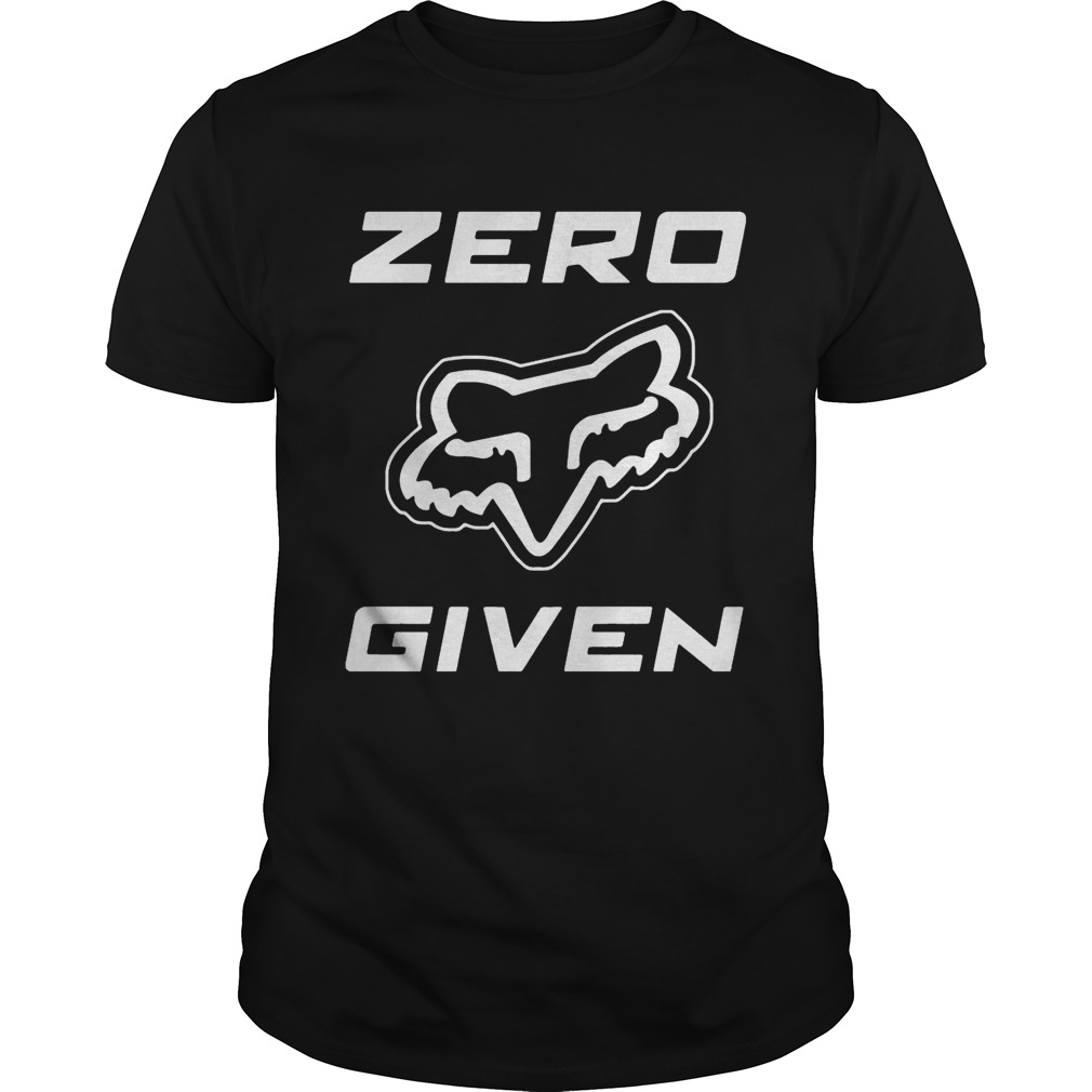 Fox Racing zero given shirts