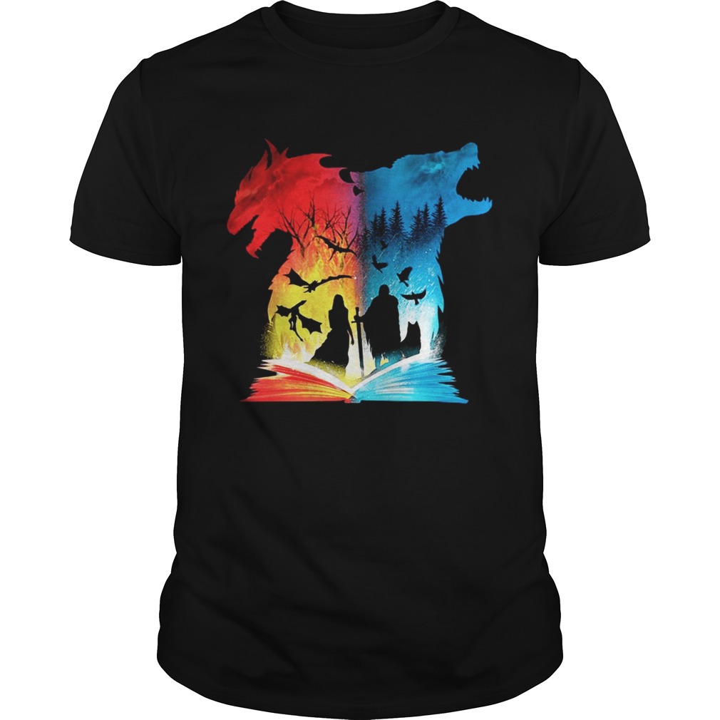 Game Of Thrones Book of fire and ice shirts