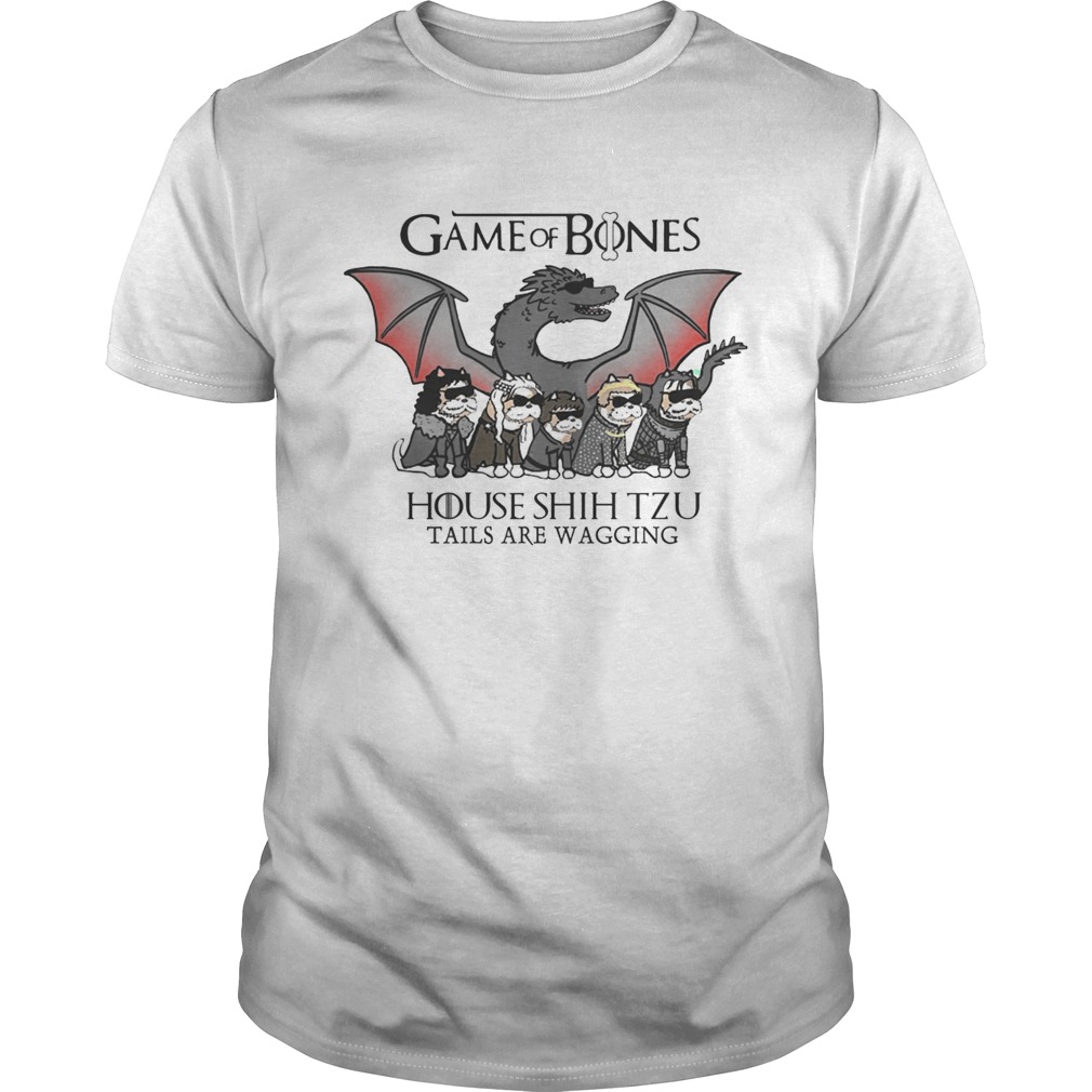 Game of Bones house Shih Tzu tails are wagging shirts