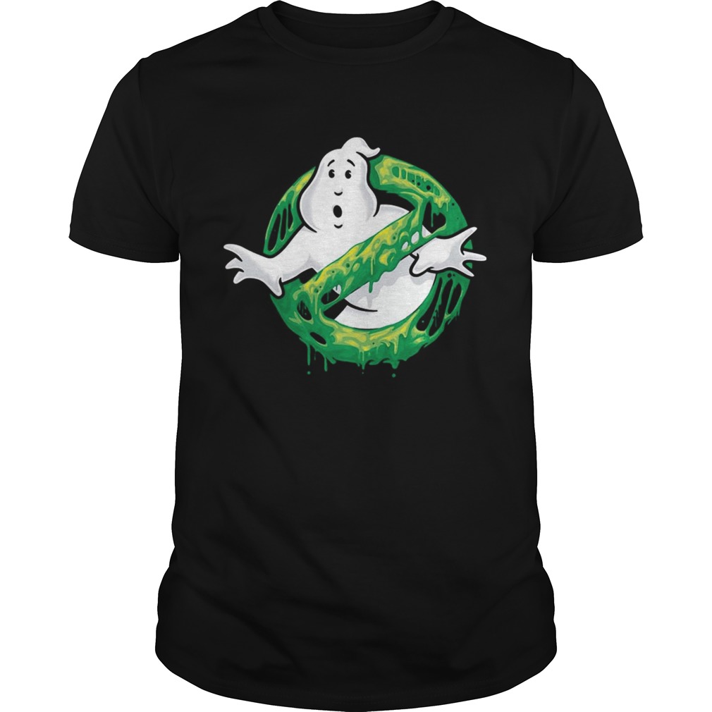 Ghostbusters Classic Slim Ghost Logo Graphic Funny Gift T-shirts