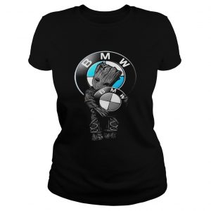 Groot hugging BMW logo ladies tee