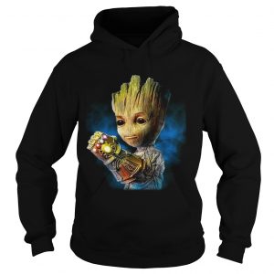 Groot with the infinity gauntlet hoodie