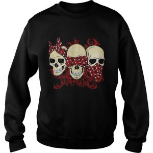 Hear See Speak No Evil Skull Heads sweatshirt