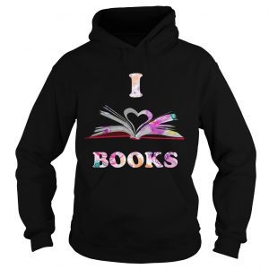 I Love Book hoodie