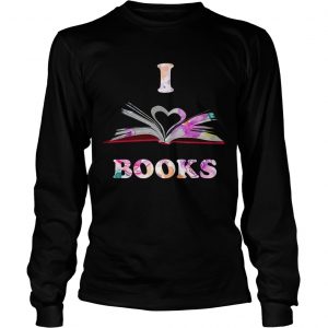 I Love Book longsleeve tee