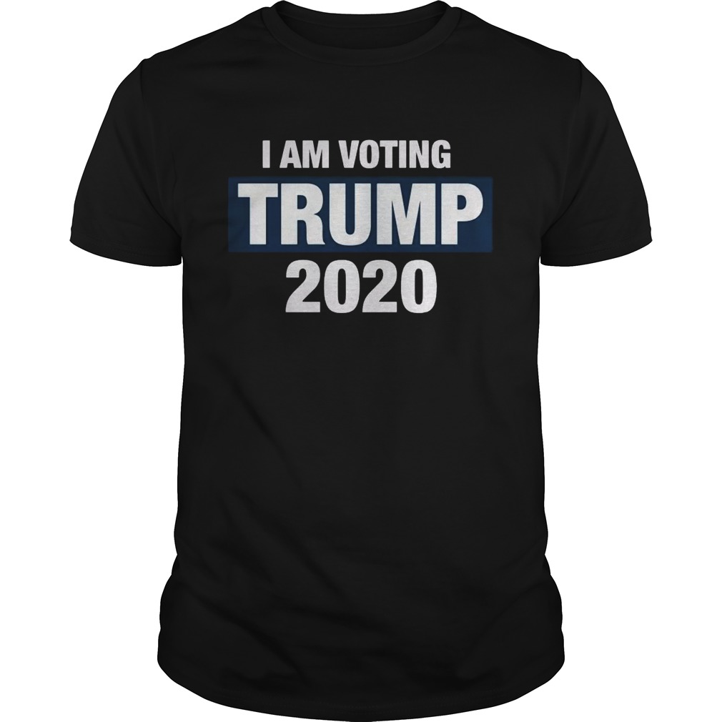 I am voting Trump 2020 shirts