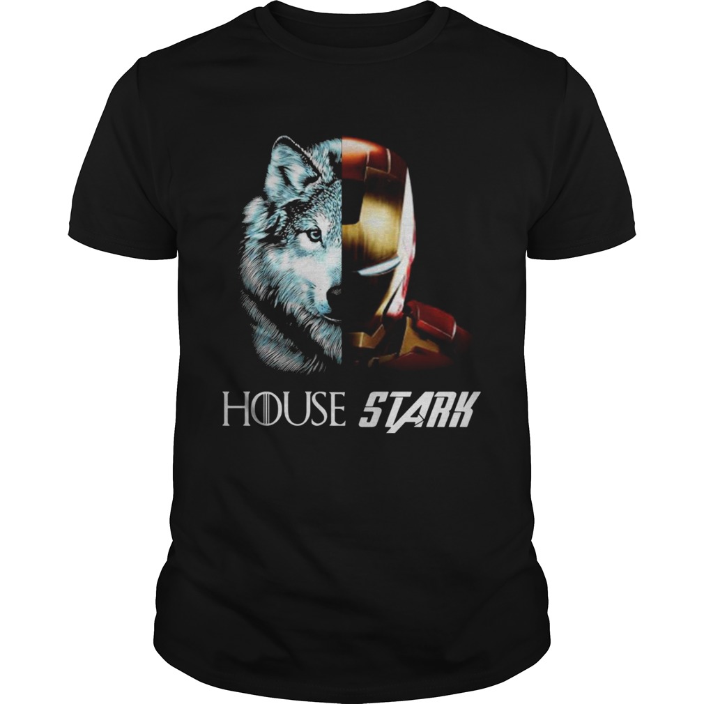 Ironman GOT House Stark shirts