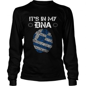 Its My DNA Greece Flag longsleeve tee