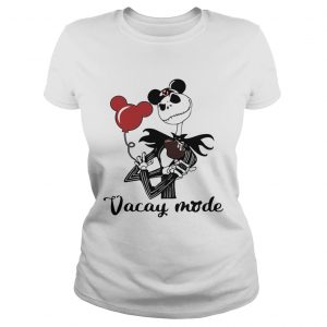 Jack Skellington vacay mode balloon mickey mouse ladies tee