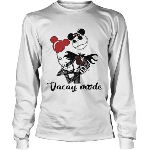 Jack Skellington vacay mode balloon mickey mouse longsleeve tee