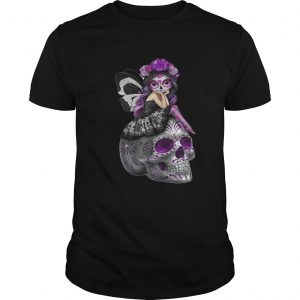 Jasmine Becket Griffith fairies atop decorative sugar skulls unisex