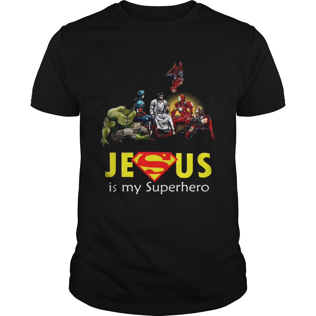 Jesus Is My Superhero shirts