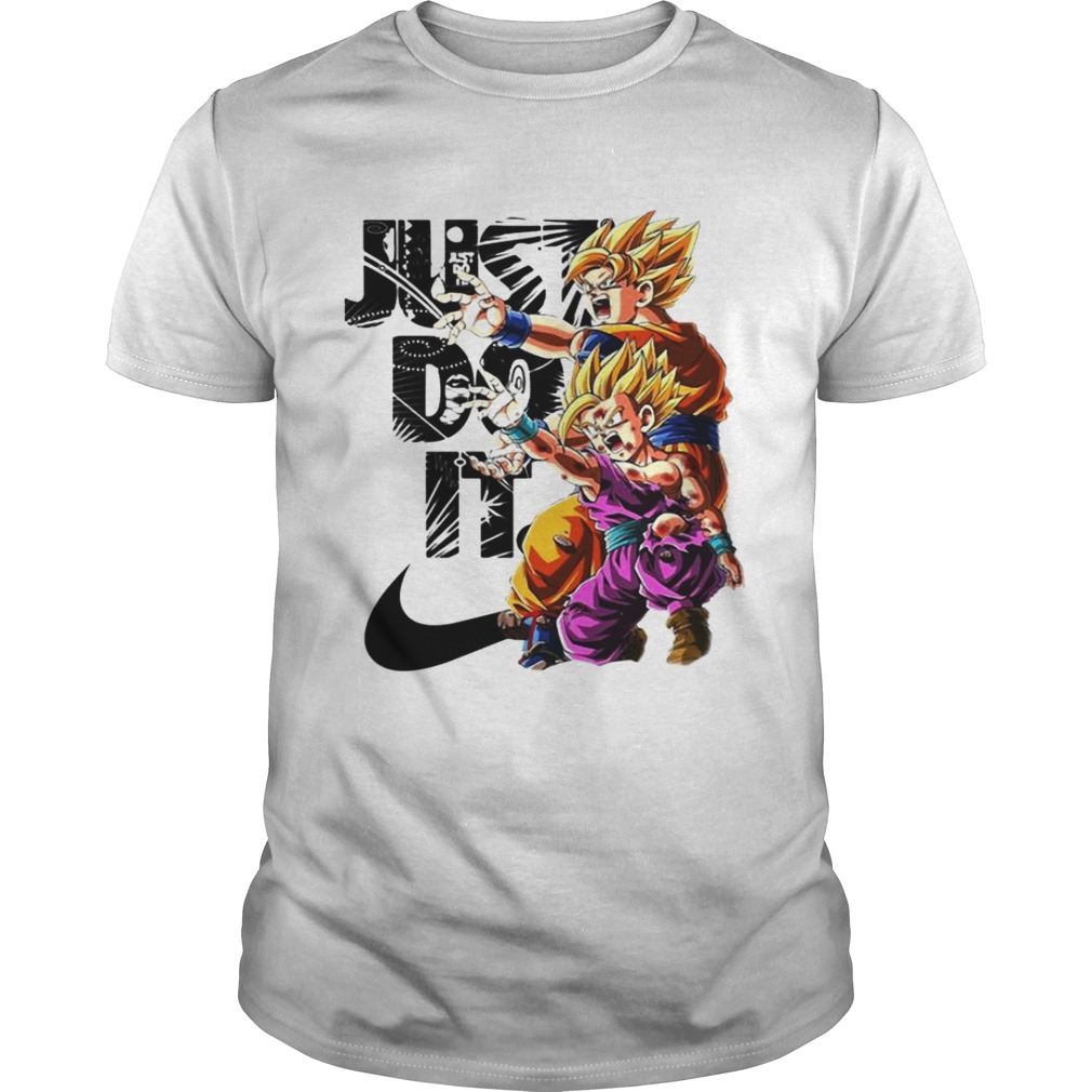 Just do it son goku and vegeta shirts