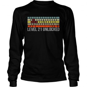 Level 21 unlocked longsleeve tee