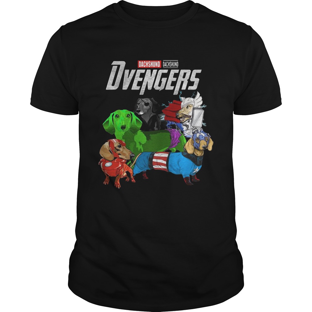 Marvel Avenger Endgame Dvengers Dachshund shirts