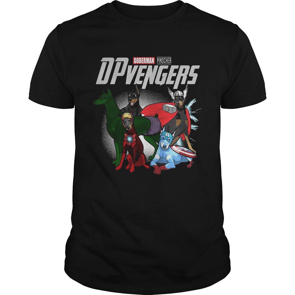 Marvel Doberman Pinscher DPvengers shirts