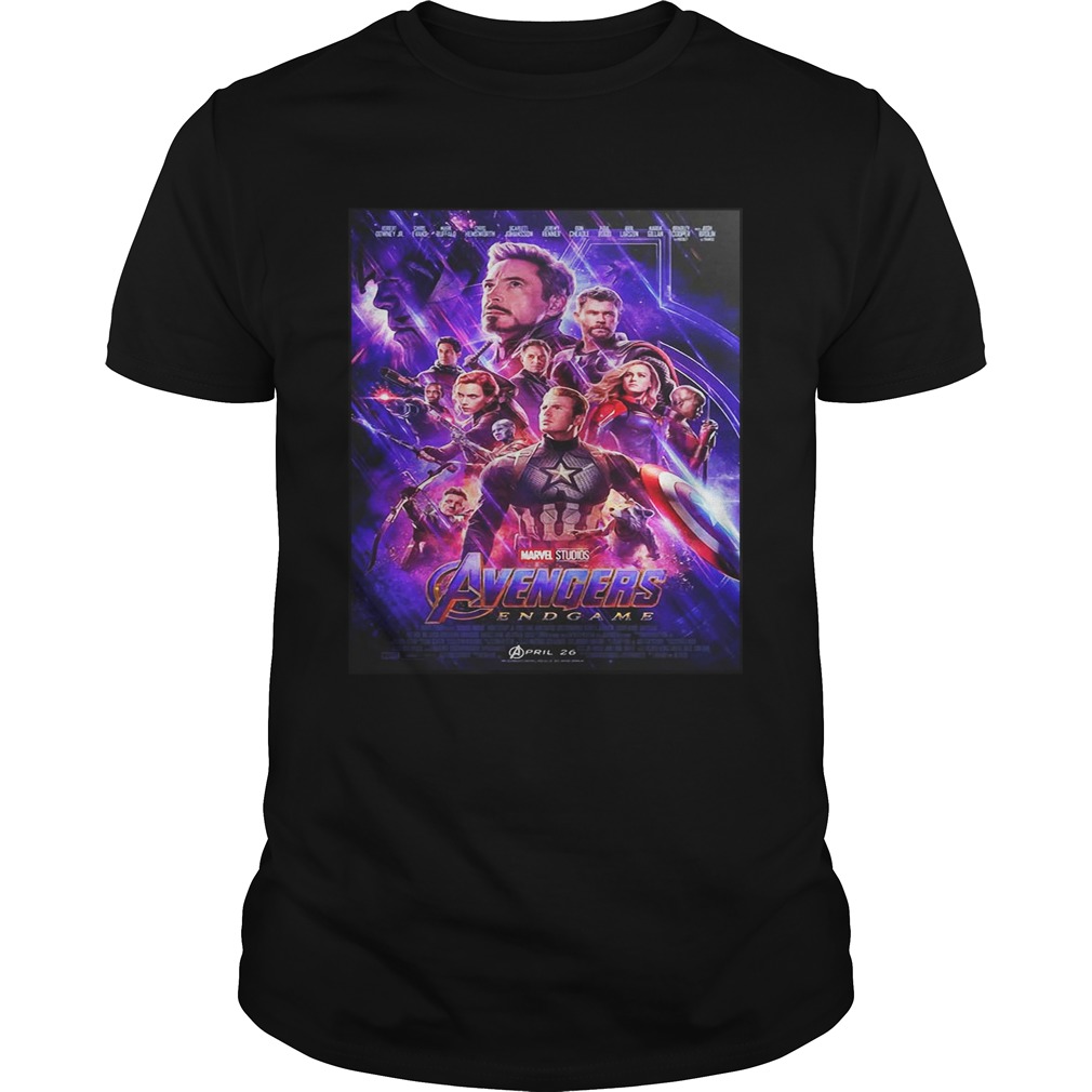 Marvel Studios Avengers endgame 2019 coming soon shirts