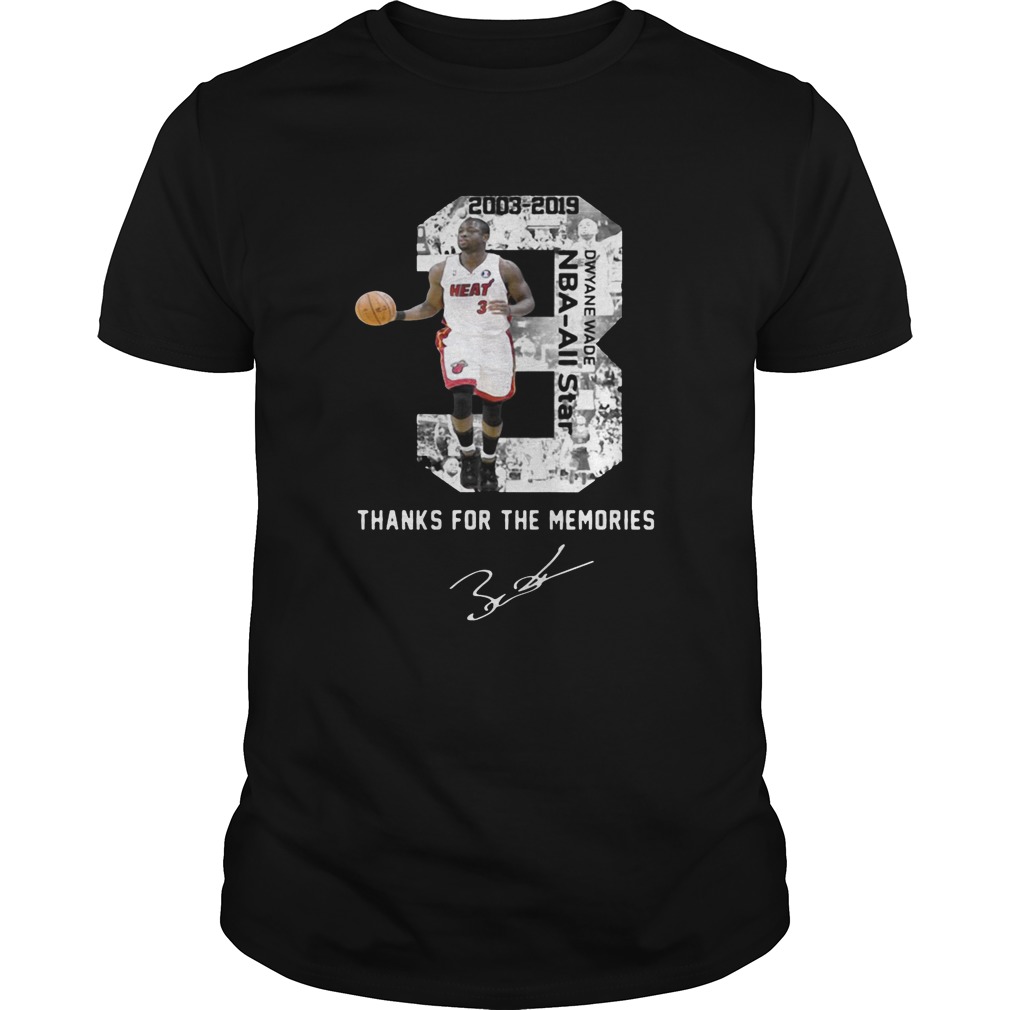 Miami Dwyane Wade Thank You For The Memories shirts