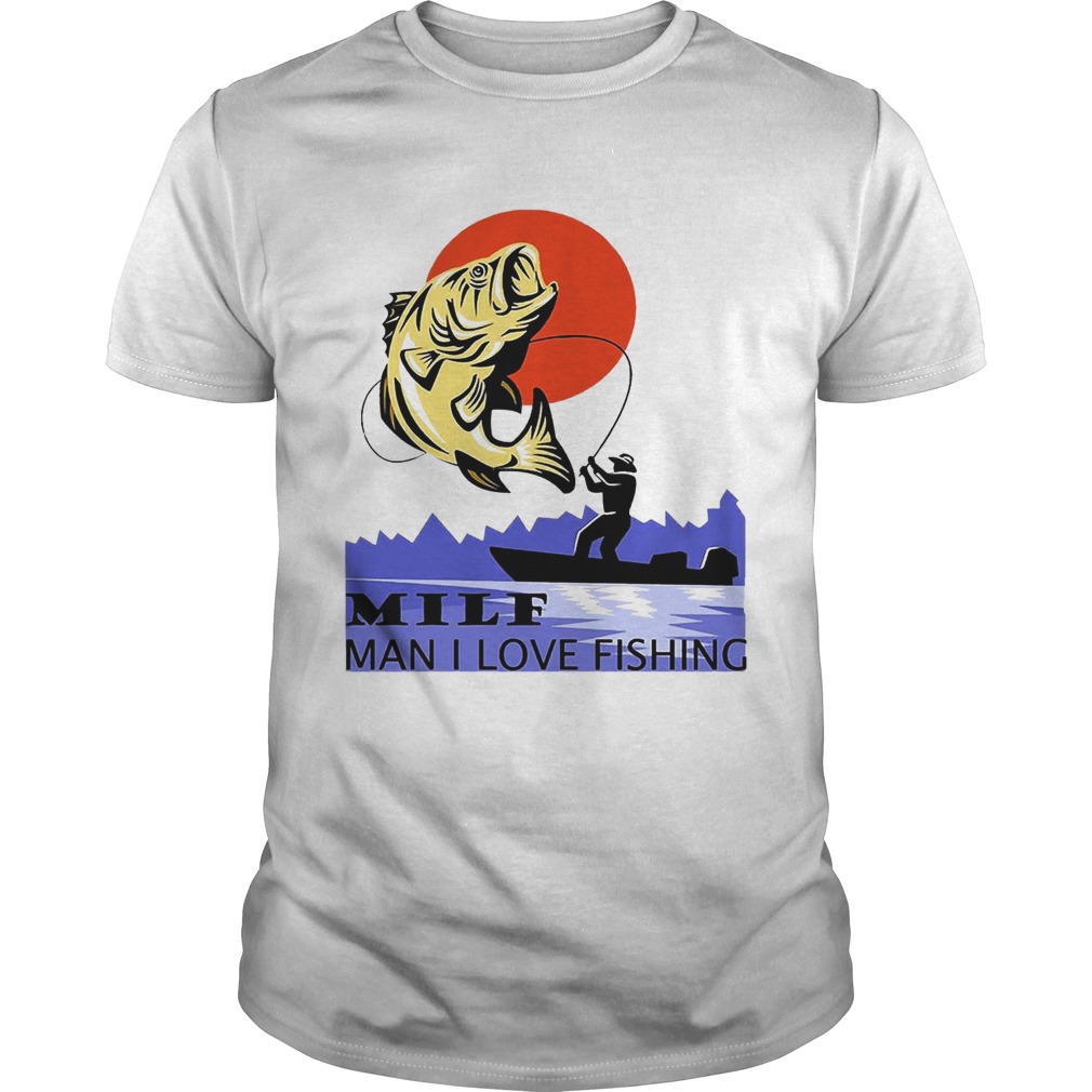 Mife Man I Love Fishing White Version – T-shirtss