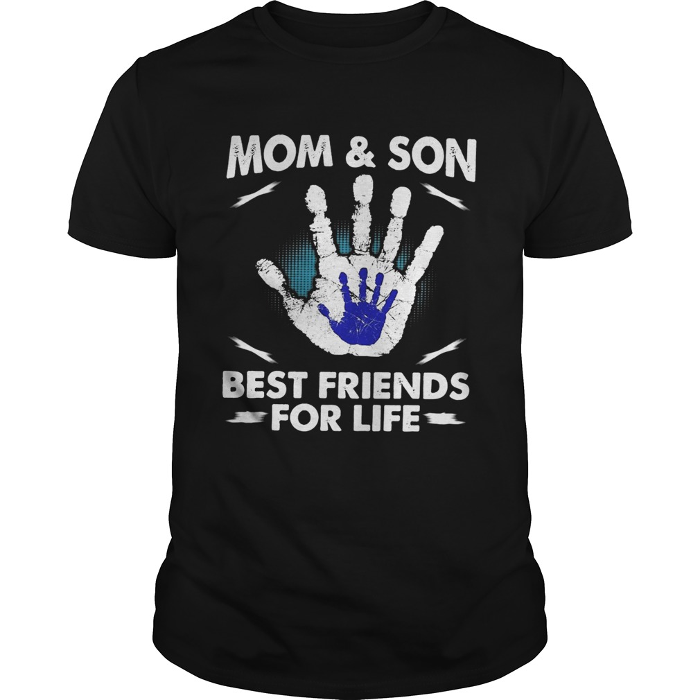 Mom and son best friends for life shirts