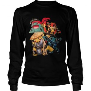 Mortal Kombat Pokemon longsleeve tee