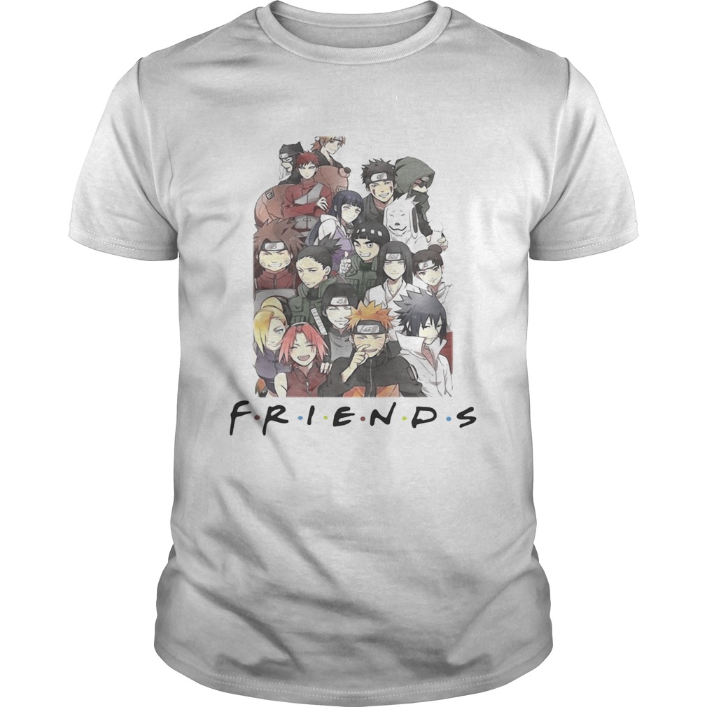 Naruto characters Friends shirts