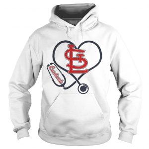 Nurse loves Arizona Cardinals Stethoscope hoodie