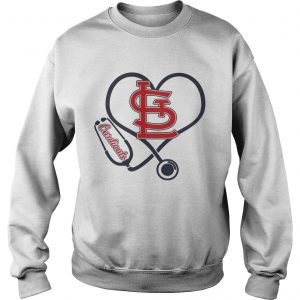 Nurse loves Arizona Cardinals Stethoscope sweatshirt